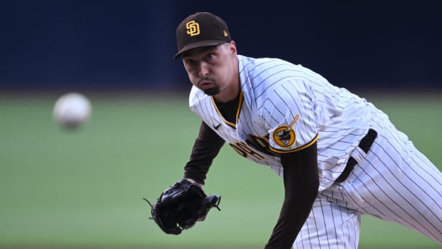 Former San Diego Padres pitcher Blake Snell
